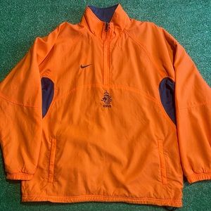 Netherlands / Holland Football Soccer Reversible Training Quarter Zip Size M